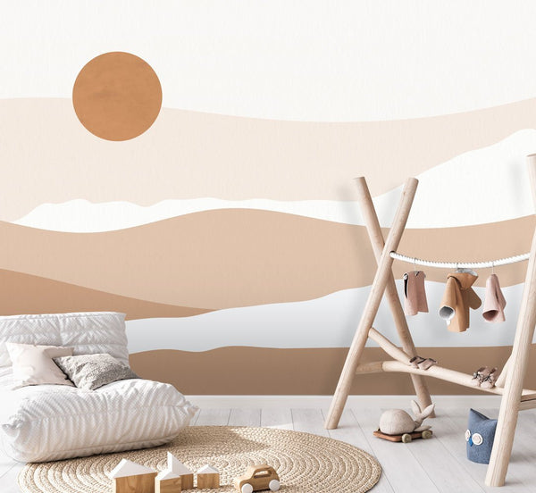 Behang Abstract sunset sand - Daring Walls