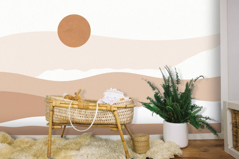 Behang Abstract sunset sand - Daring Walls