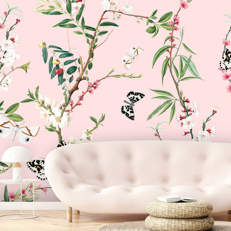 Behang Springtime pink - Daring Walls