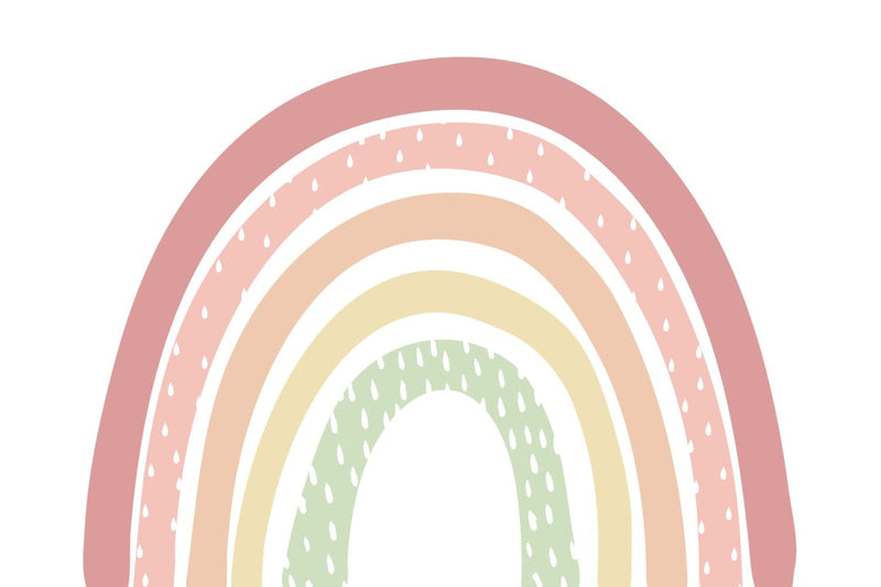 Kinderbehang Rainbow XL Pink - Daring Walls