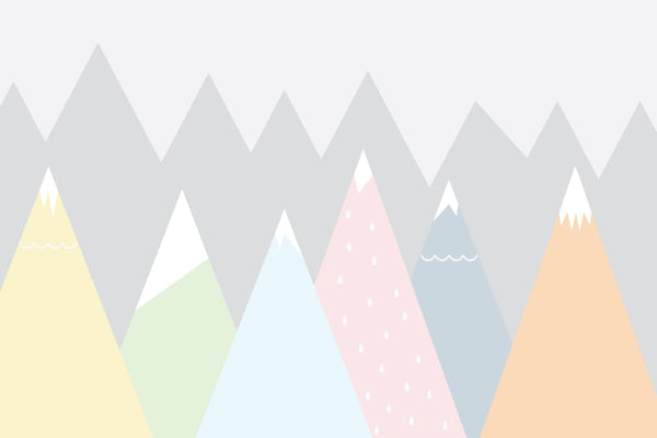 Kinderbehang Summits colors - Daring Walls