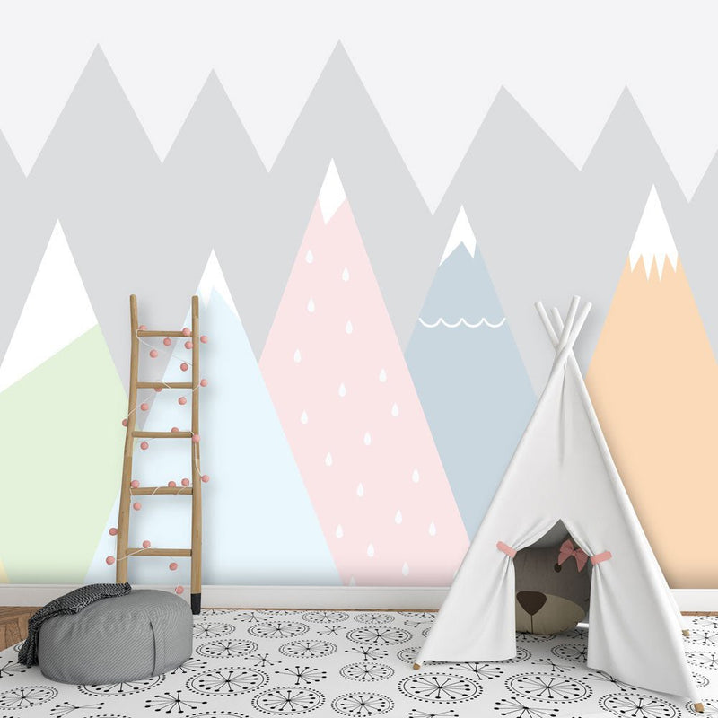 Kinderbehang Summits colors - Daring Walls