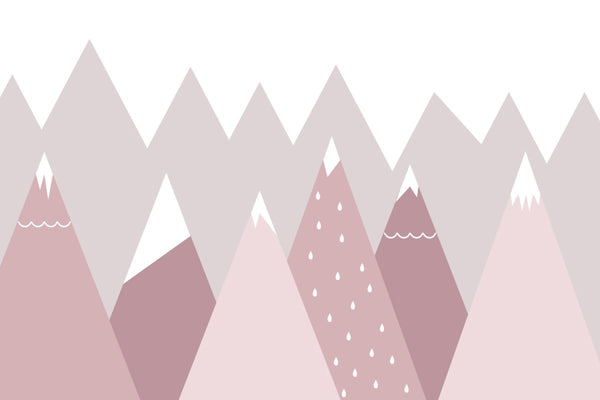Kinderbehang Summits pink - Daring Walls