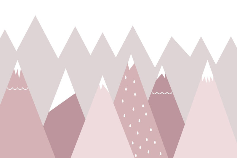 Kinderbehang Summits pink SALE - 50% - Daring Walls