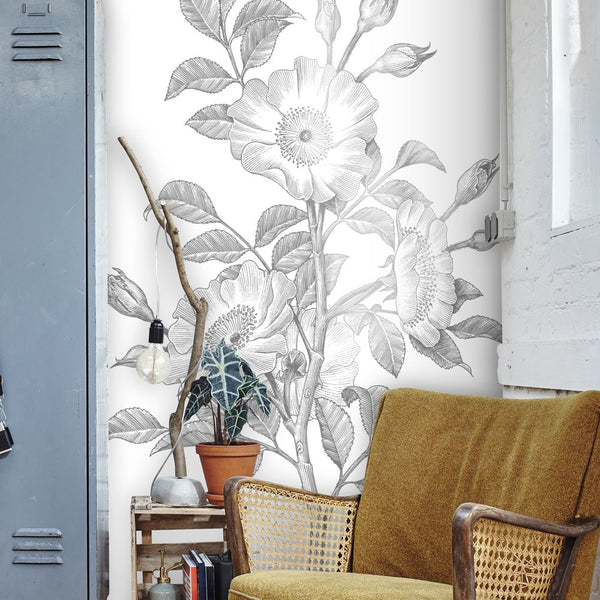 Muursticker Floral Line Art - 2 - Daring Walls